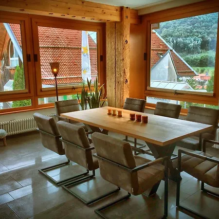 Akzent Restaurant Höhenblick Muehlhausen im Taele